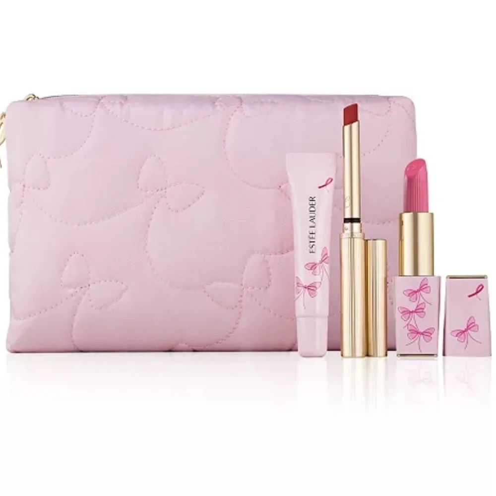 NWT Estée Lauder 4-Pc. Bouquet Of Strength Lip Set